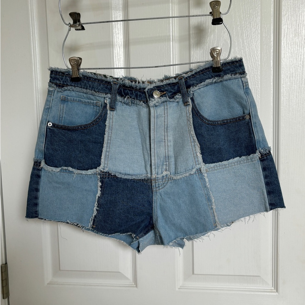 Wild Fable Patchwork Jean Shorts (12 NWT)
